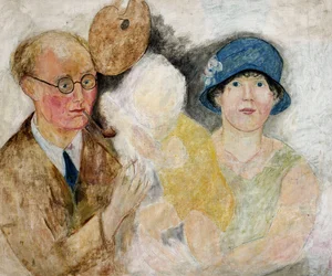 Portrait of the Painter Marcel Gromaire and His Family